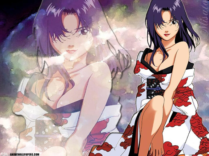 Anime Woman in Kimono — White, Dramatic