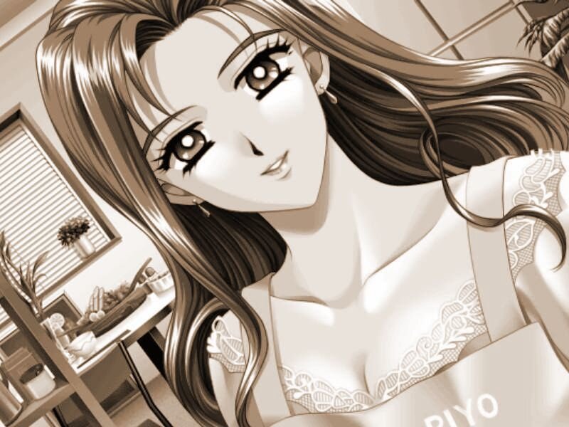Anime Woman in Kitchen