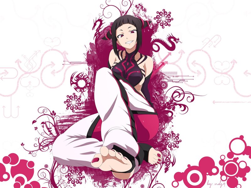 Anime Woman in Martial Arts