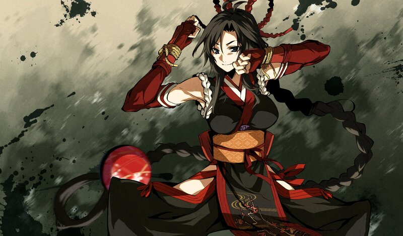 Anime Woman in Martial Pose