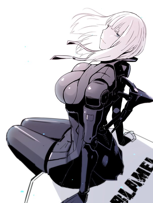 Anime Woman in Mech Suit