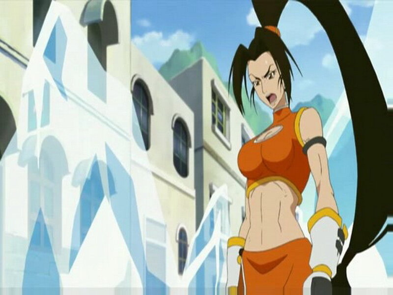 Anime Woman in Orange Outfit