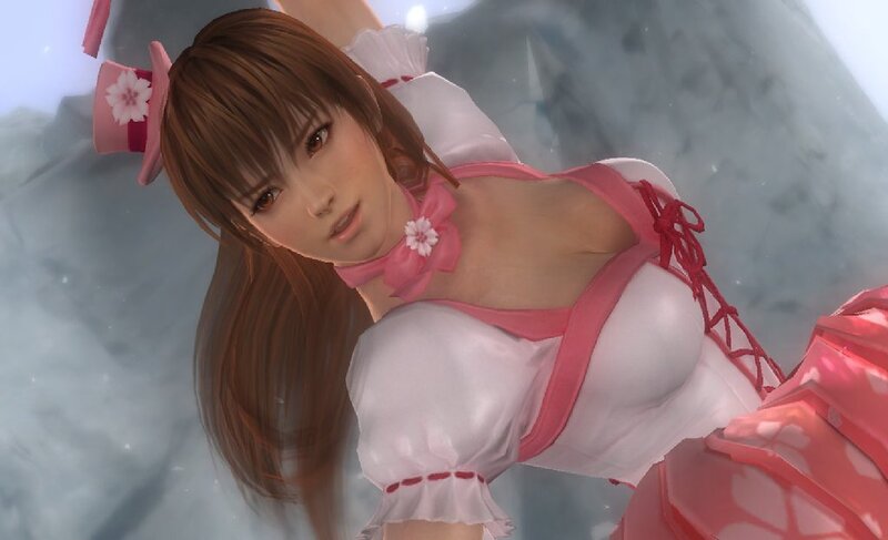 Anime Woman in Pink Dress — Calm