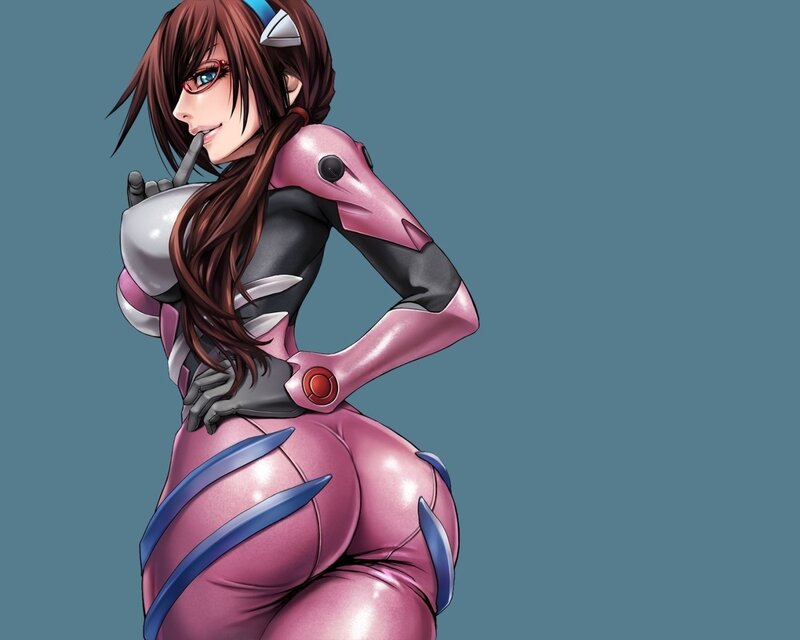 Anime Woman in Pink Suit — Confident, Manga