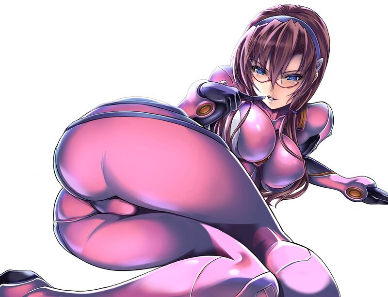 Anime Woman in Pink Suit — Dramatic