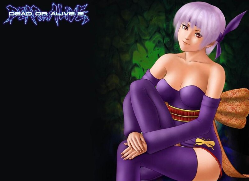 Anime Woman in Purple Suit
