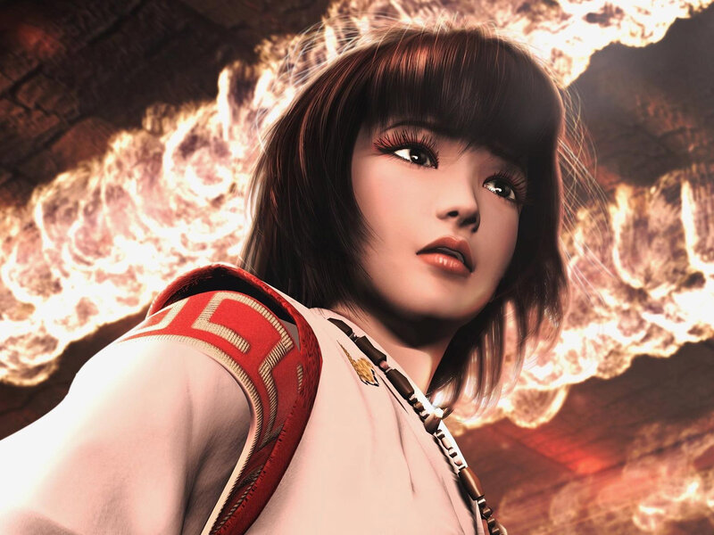 Anime Woman in Red Armor — Dramatic