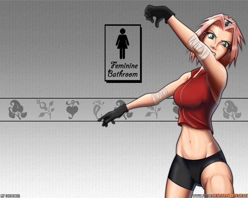 Anime Woman in Red Top — Aggressive
