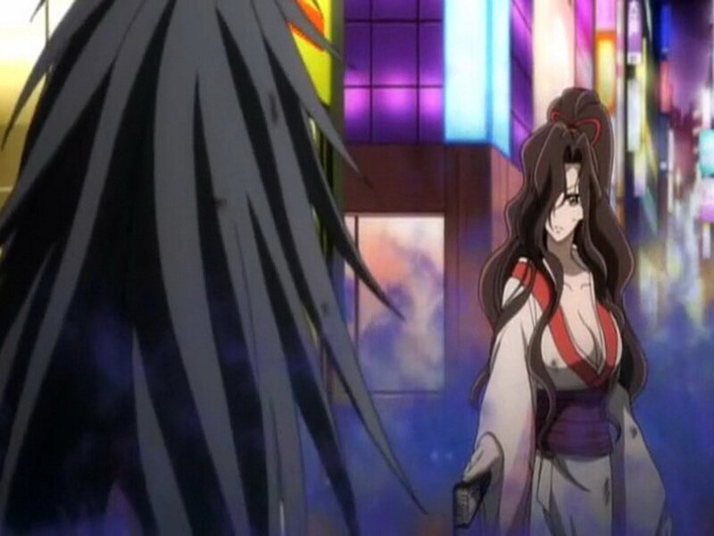Anime Woman in Street