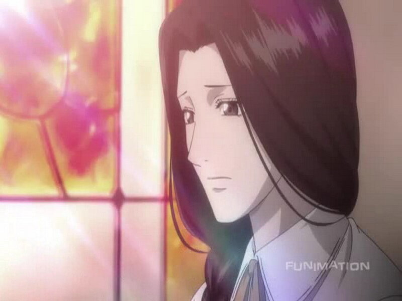Anime Woman in Uniform — Purple, Dramatic
