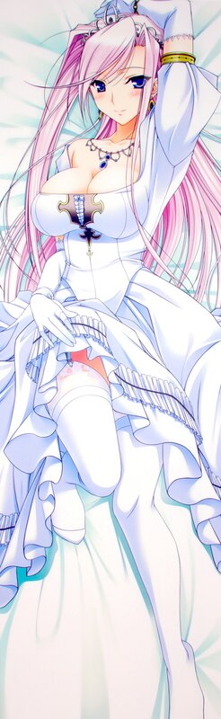 Anime Woman in White Dress — Serene, Manga