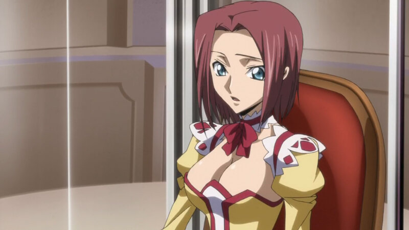 Anime Woman in Yellow Dress — Serious