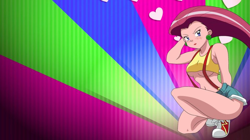 Anime Woman in Yellow Top