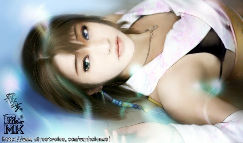 Anime Woman Lying Down