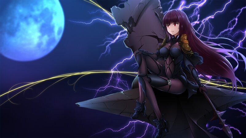 Anime Woman on Broken Wing