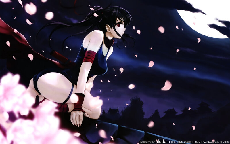 Anime Woman on Rooftop