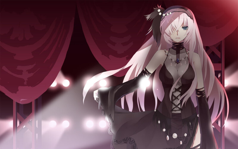 Anime Woman on Stage
