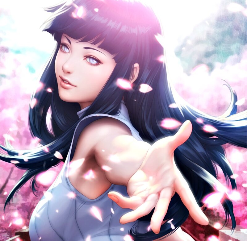 Anime Woman Reaching Forward