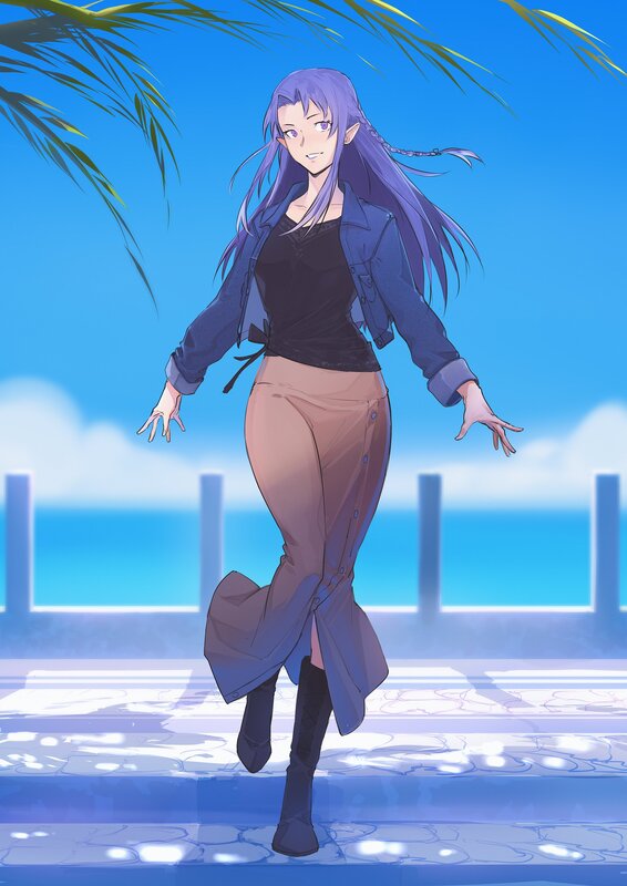 Anime Woman Walking