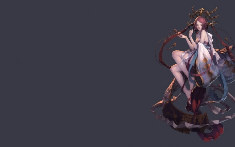 Anime Woman with Antlers