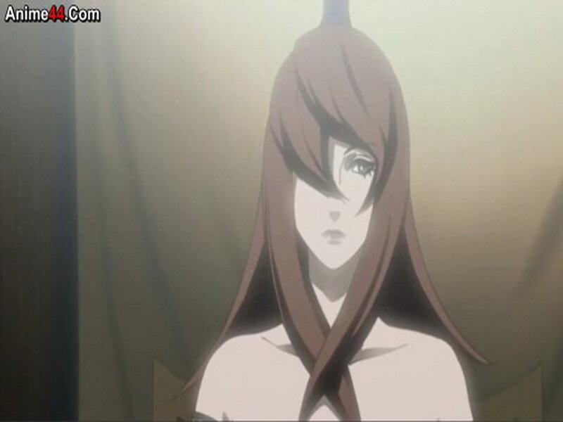 Anime Woman with Brown Hair — Dramatic