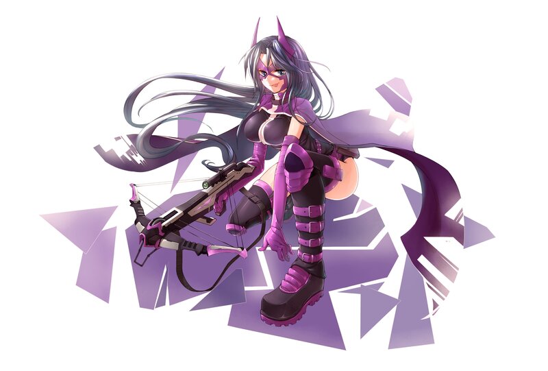 Anime Woman with Crossbow