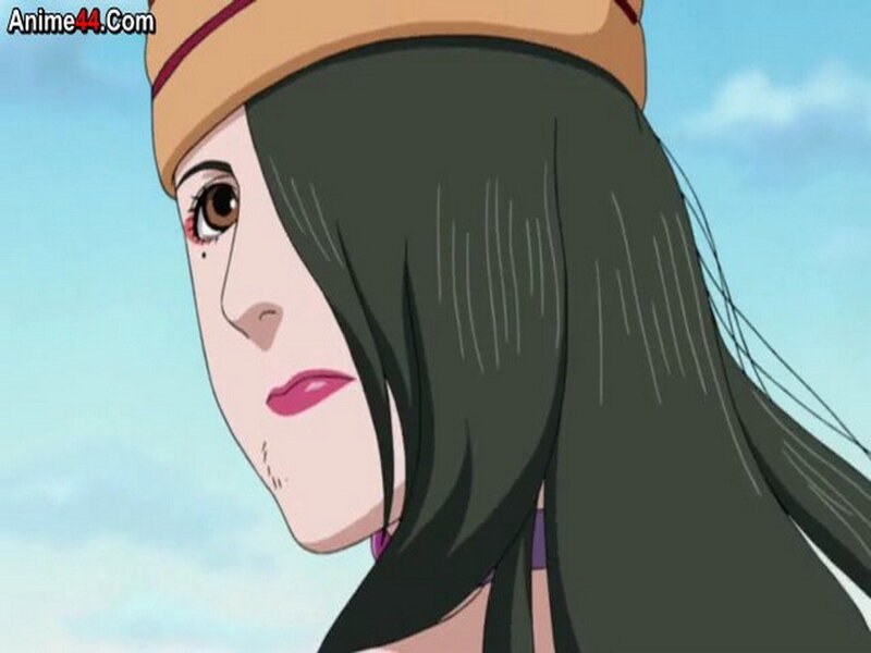Anime Woman with Dark Hair — Green, Calm
