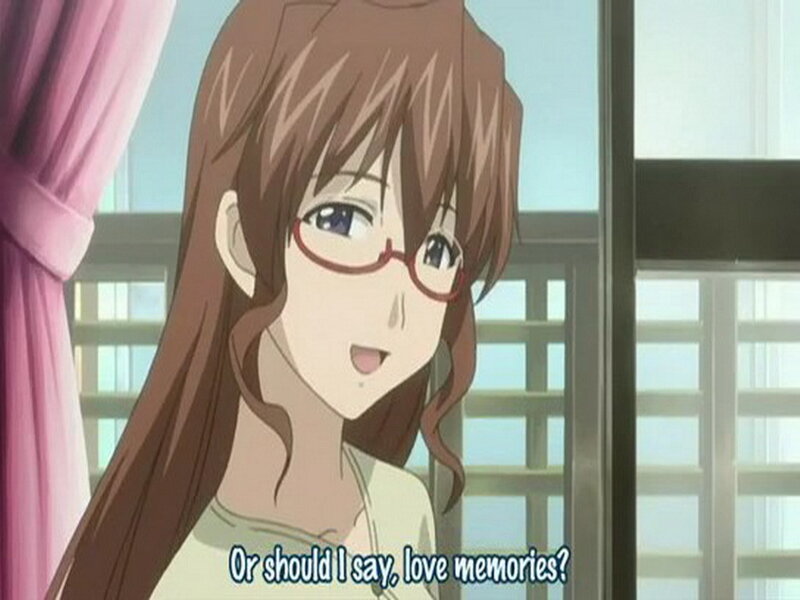 Anime Woman with Glasses — Brown