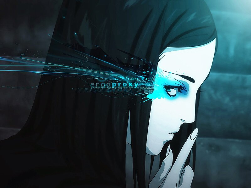 Anime Woman with Glowing Eye