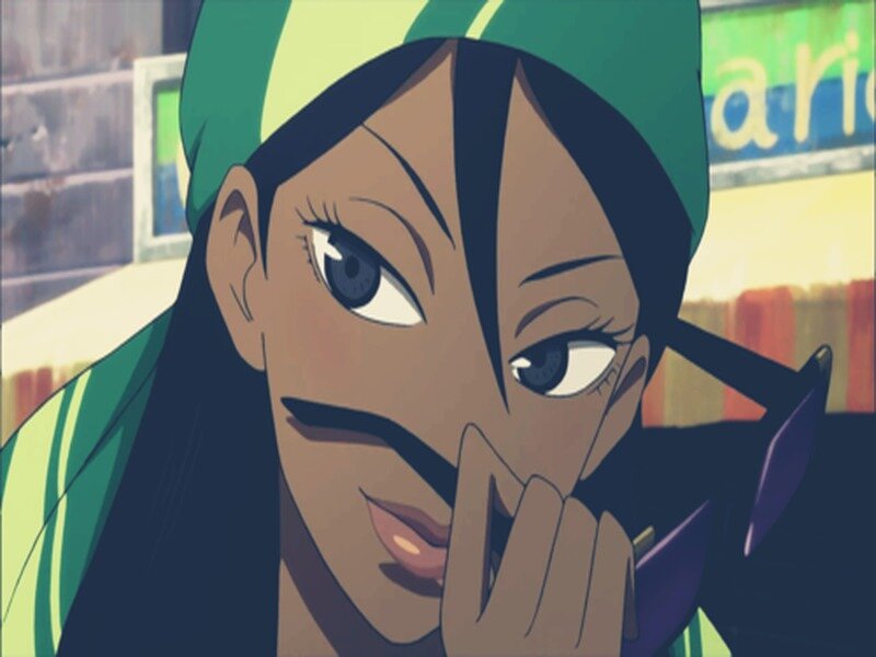 Anime Woman with Green Hat