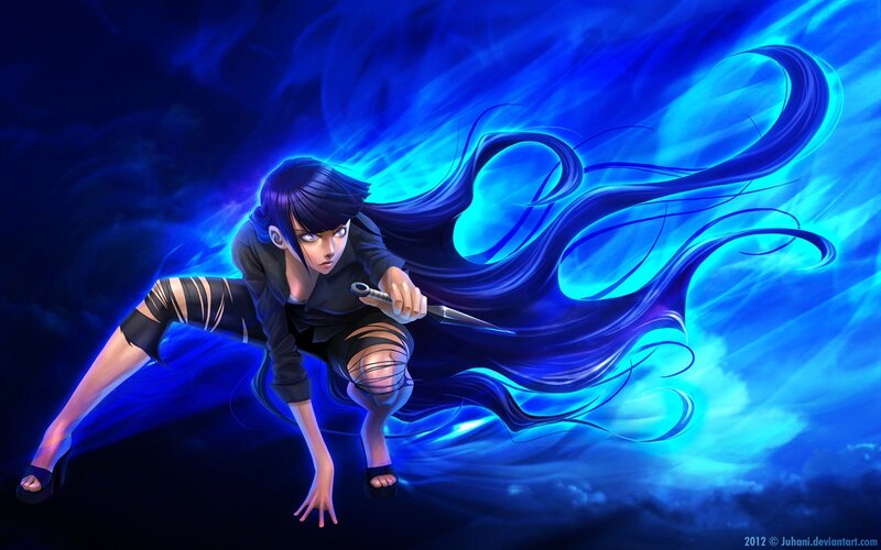 Anime Woman with Knife