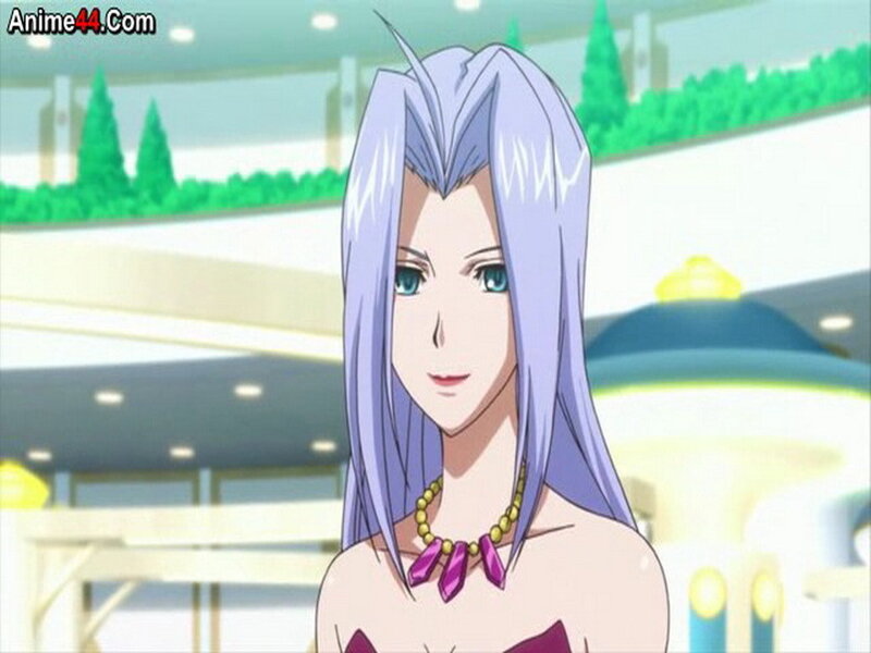 Anime Woman with Purple Hair — Calm