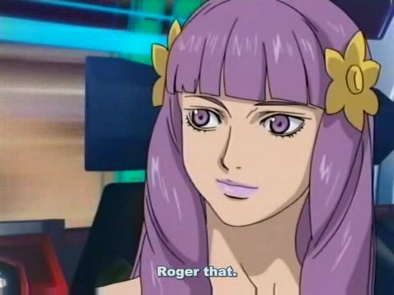 Anime Woman with Purple Hair — Neutral