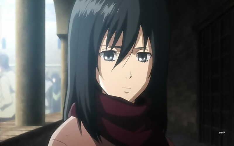 Anime Woman with Scarf