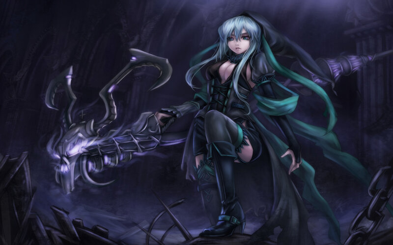 Anime Woman with Scythe