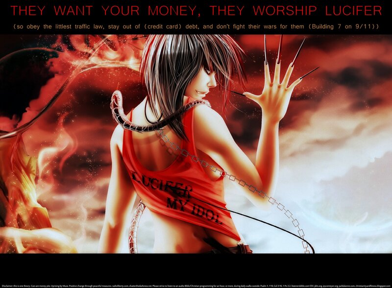Anime Woman with Snake — Red