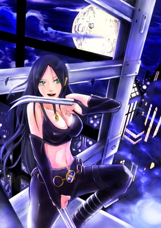 anime woman with sword