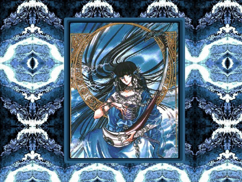 anime woman with sword