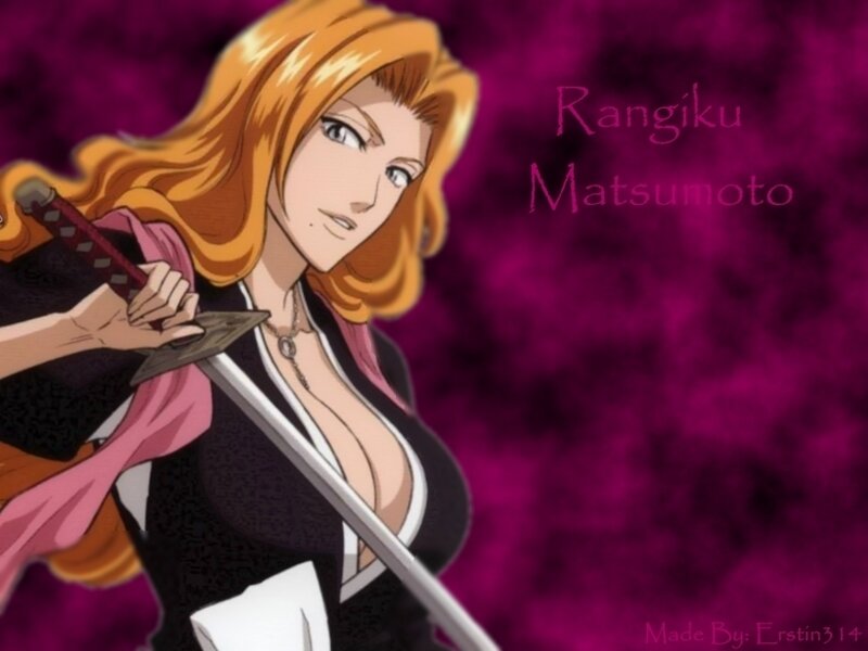 Anime Woman with Sword — Purple