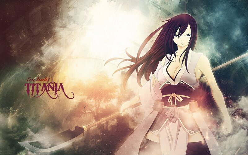 Anime Woman with Sword — White, Dramatic, Long Hair, Battlefield