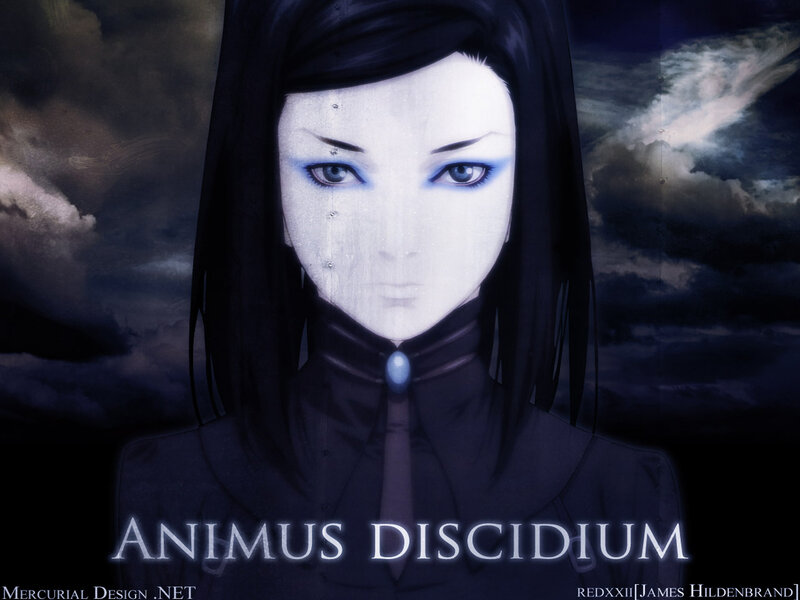 Anime Woman with White Face