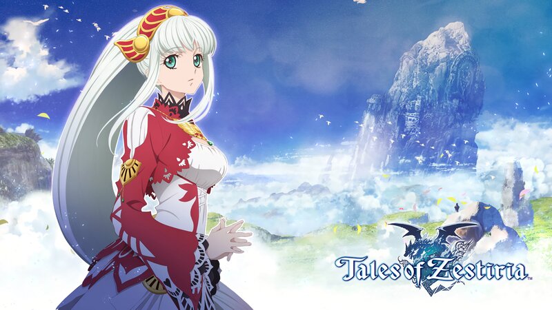 Anime Woman with White Hair — Blue, Serene, Afternoon