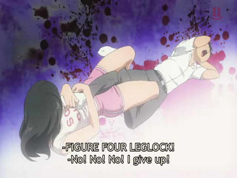 anime wrestling scene