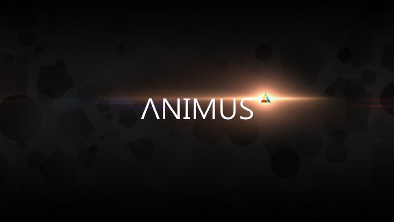 Animus logo with lens flare