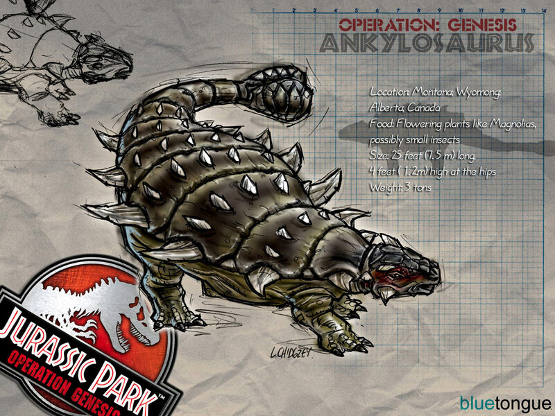 Ankylosaurus concept art