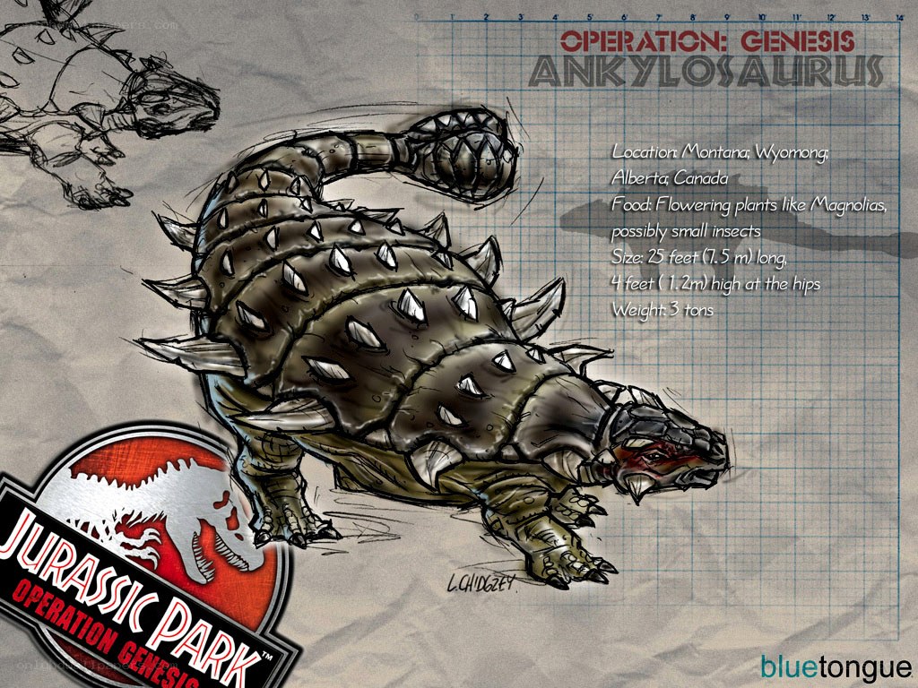 Ankylosaurus concept art