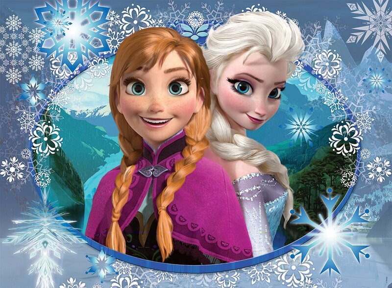 Anna and Elsa Characters — Blue