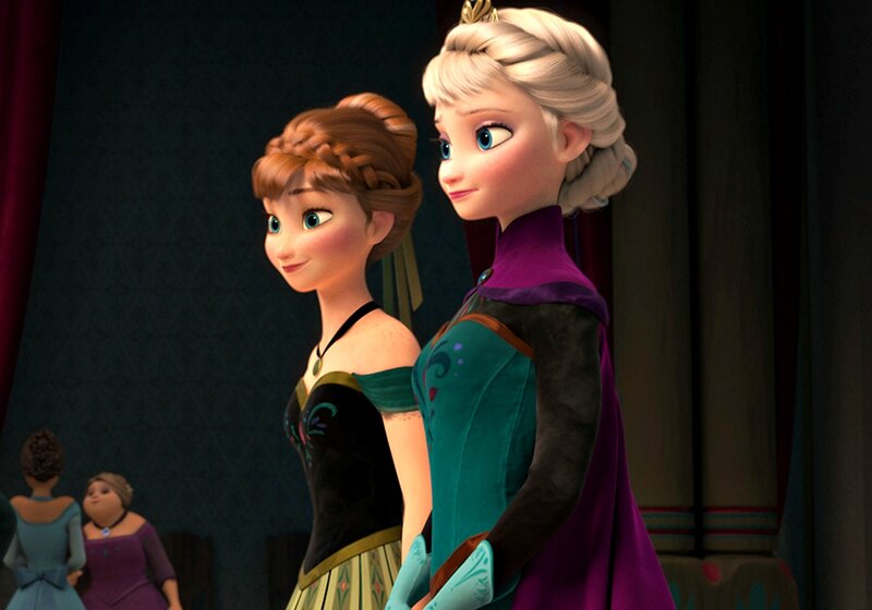 Anna and Elsa Standing