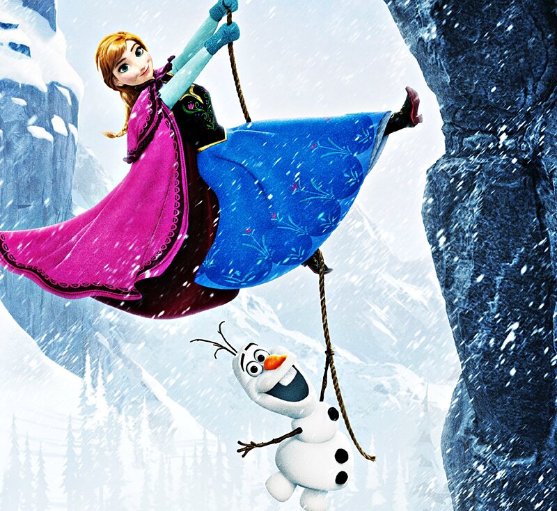 Anna and Olaf Swinging