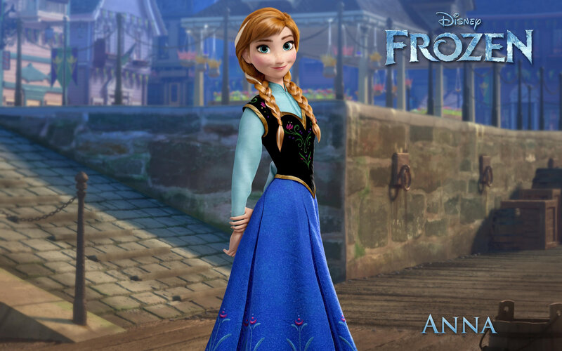 Anna from Frozen — Blue, Calm